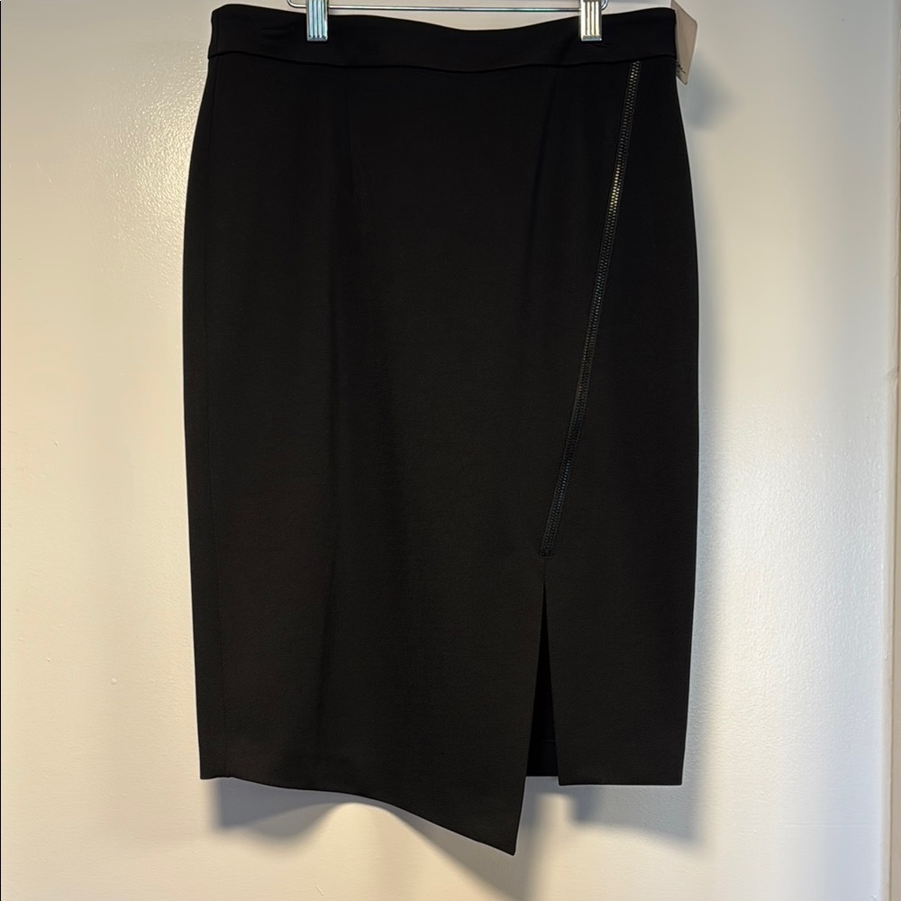 Halogen Black Knee-Length Pencil Skirt